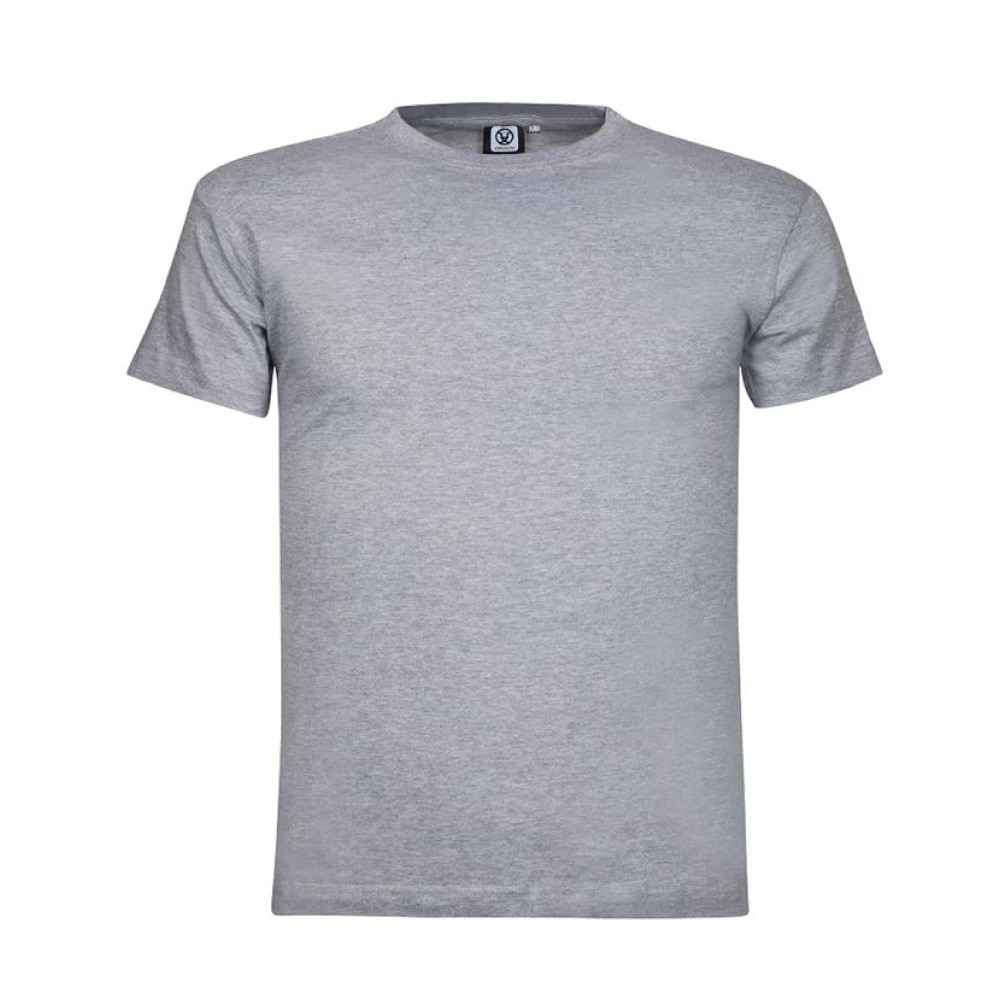 Tricou simplu cu maneca scurta Lima, culoare gri, marimea 3XL