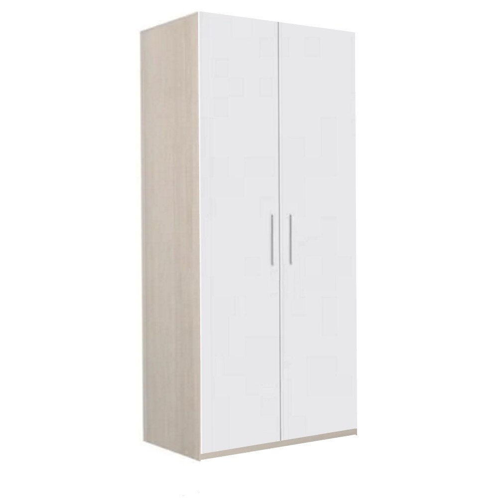 Dulap Hobbit, H200xL80xA50, Ferrara / Alb