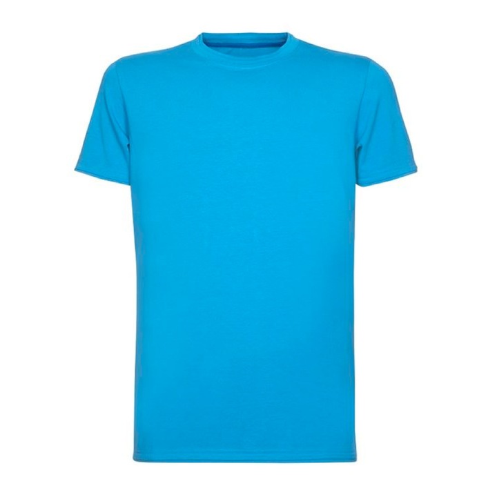 Tricou simplu cu maneca scurta Trendy, culoare albastru, marimea 3XL