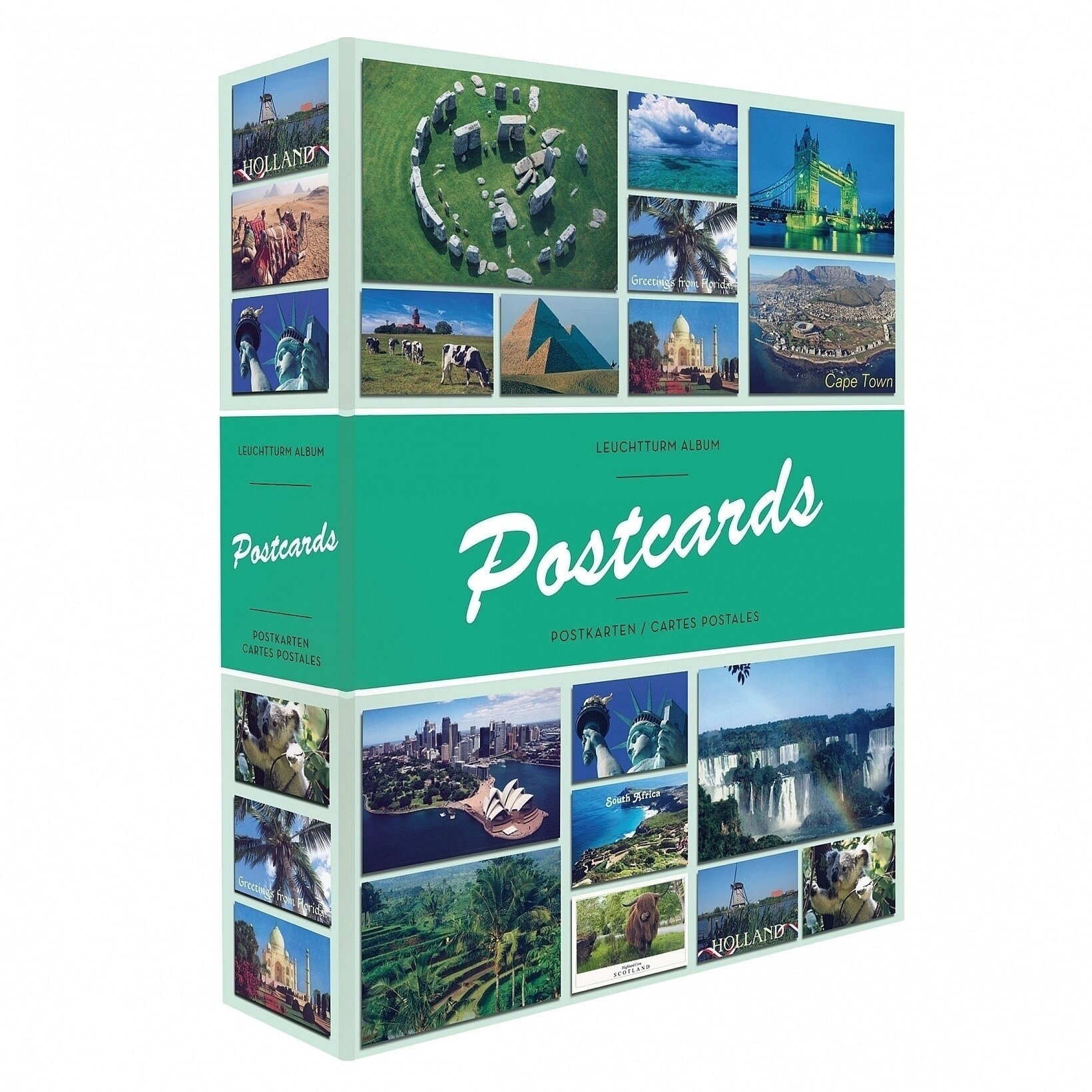 Album pentru 200 carti postale, cu 50 file transparente - 347 770