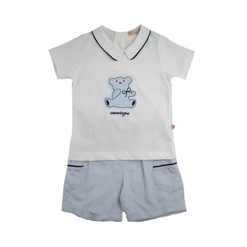 Compleu 2 piese de vara pentru baieti Cassiope 62-80M, Multicolor 80 cm