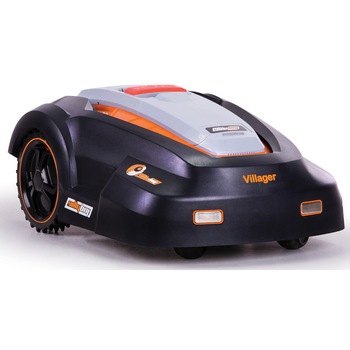 Robot pentru tuns gazonul Villager Villybot 066994, 28 V, 3 Ah, 240 mm latime lucru, 25-65 mm inaltime lucru, 1000 m² suprafata cosire, senzor ridicare, fir perimetral Robot pentru tuns gazonul Villager Villybot 066994, 28 V, 3 Ah, 240 mm latime lucru, 25-65 mm inaltime lucru, 1000 m² suprafata cosire, senzor ridicare, fir perimetral