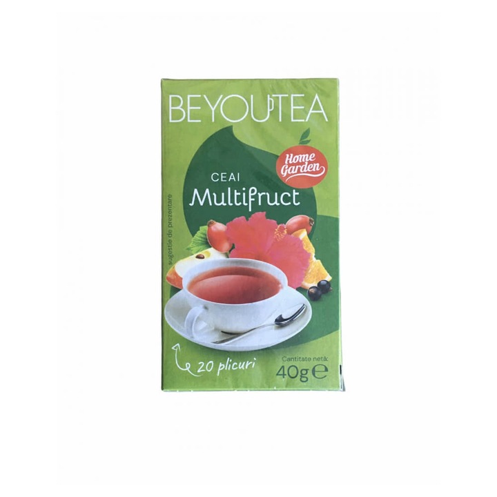 20 db BEYOUTEA Multifruit teazacskós doboz