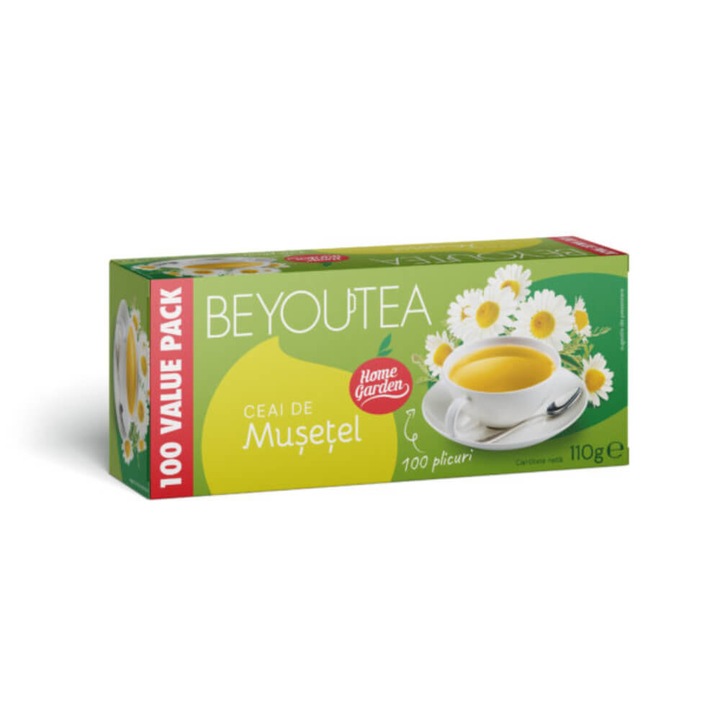 Doboz 100 db BEYOUTEA kamillateás zacskót