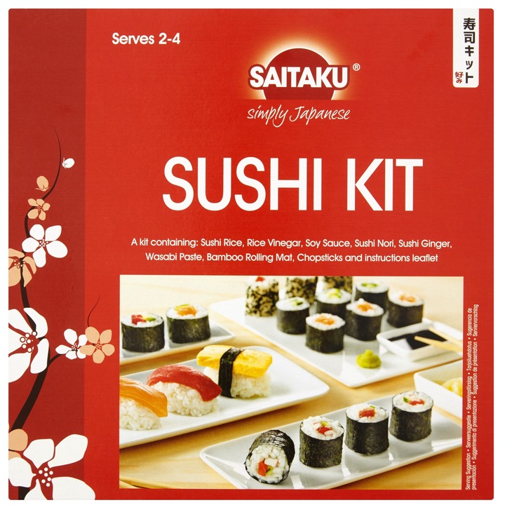 Kit pentru preparare Sushi 371gr Saitaku