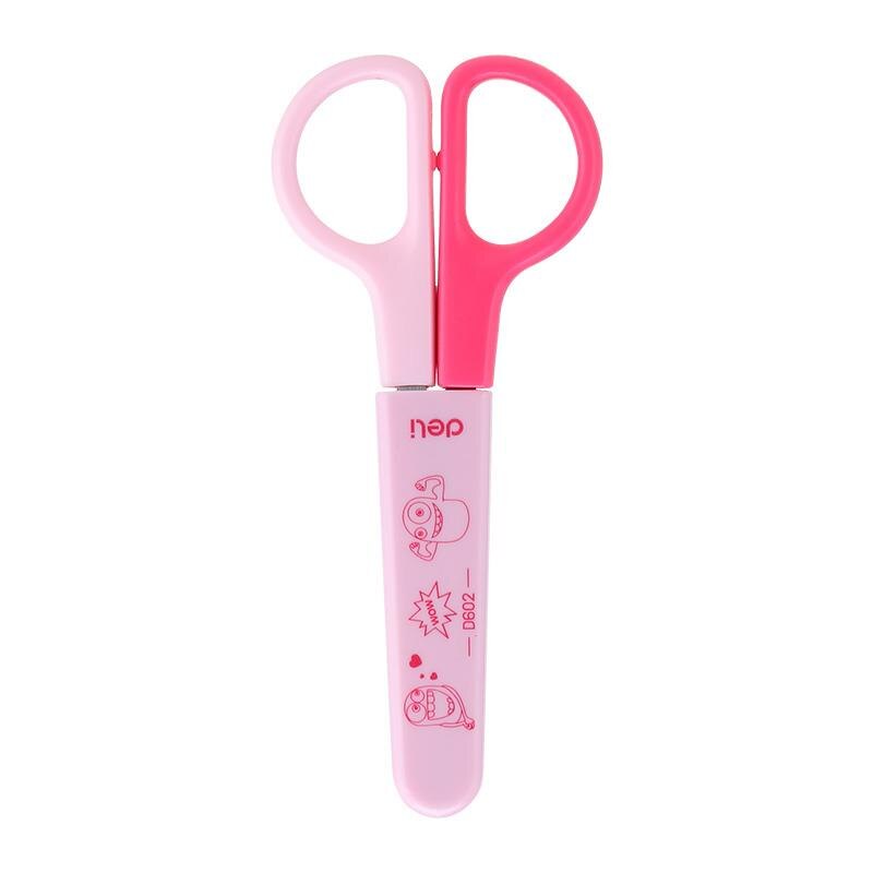 Foarfeca Scolara 12cm Cu Protectie Plastic, Deli