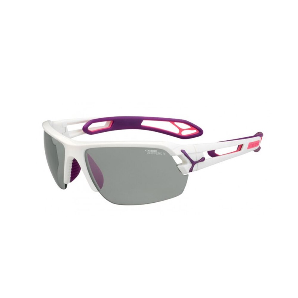 Ochelari de soare Cebe Strack M, Shiny White Purple Zone Vario Grey