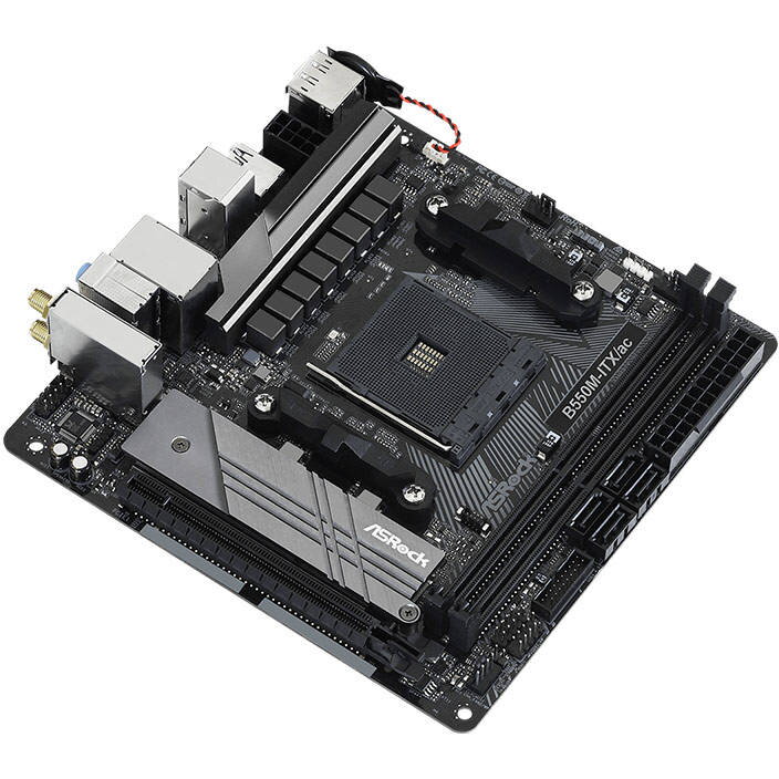 【値下げ】B550M-ITX/ac Placa de baza B550M-ITX/ac AMD AM4 Mini ITX - eMAG.ro
