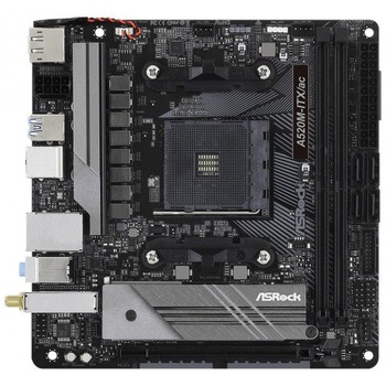 Placa de baza ASROCK A520M-ITX/ac AMD A520 AM4 Mini ITX Placa de baza ASROCK A520M-ITX/ac AMD A520 AM4 Mini ITX