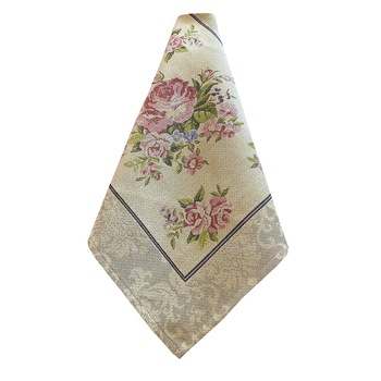 Napron Doria 39 x 44 cm, tip goblen cu motiv floral Napron Doria 39 x 44 cm, tip goblen cu motiv floral