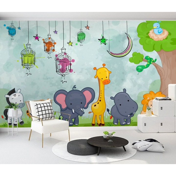 Fototapet Vlies, Finisaj Mat, Dimensiuni 300 x 200, Animale si Felinare