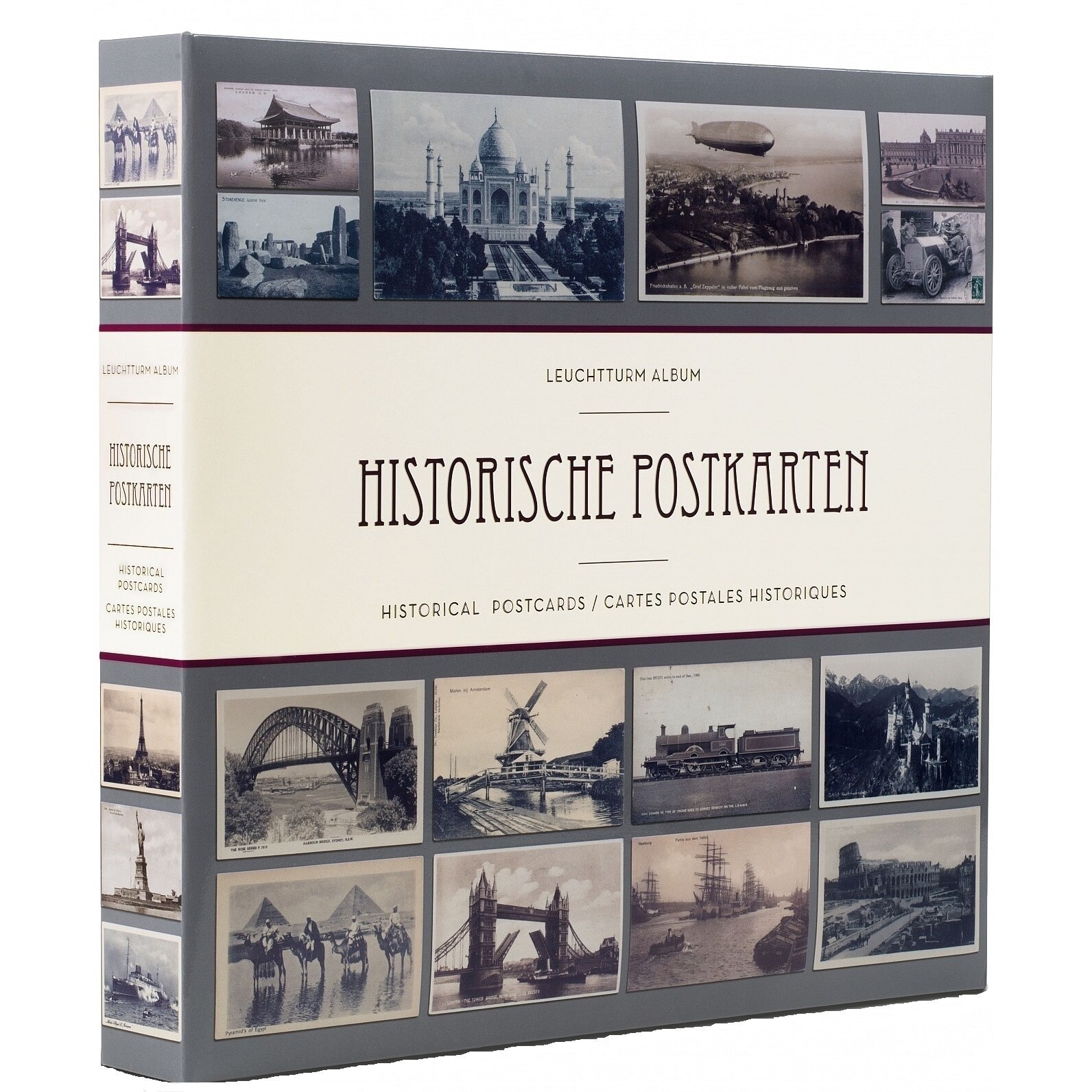 Album pentru 600 carti postale istorice cu 50 file transparente- 348003