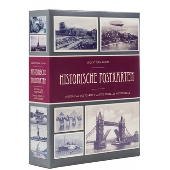 Album pentru 200 carti postale istorice cu 50 file transparente- 348002 Album pentru 200 carti postale istorice cu 50 file transparente- 348002