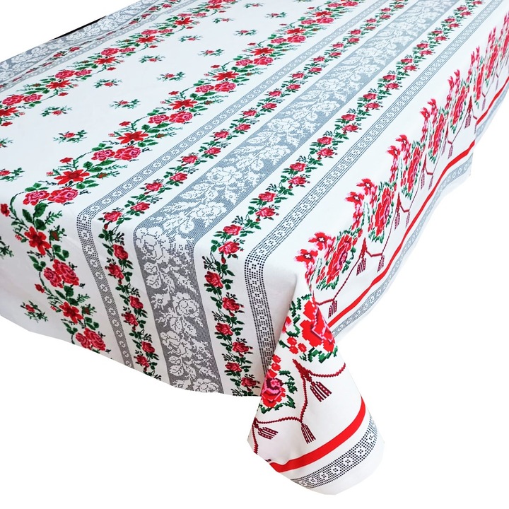 Fata de masa MCF traditional Moldova multicolor 4 persoane 150x110cm