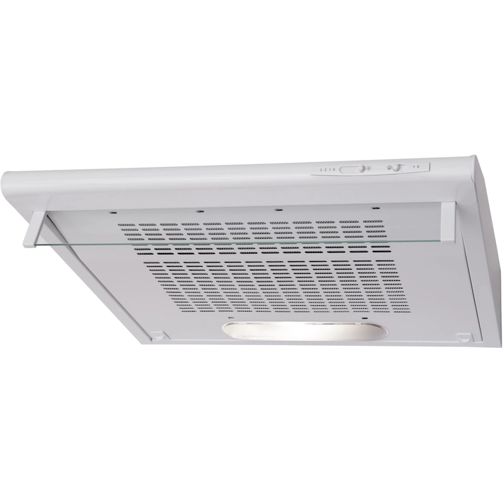 Hota Incorporabilă Focus Modo Slim, 50 cm, negru, panou din sticlă, LED