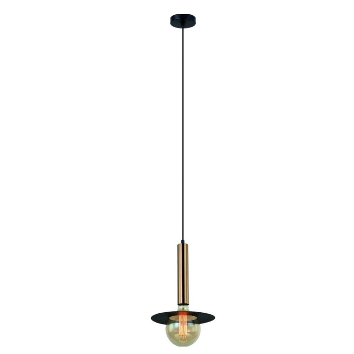 Lustra Viokef, LOUIS, E27, 40W, 220-240V, 215x1920mm, Metal, Auriu