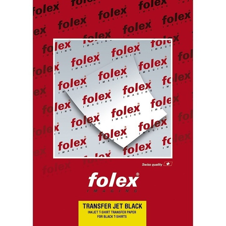 Folex Top transzferpapír, 50 lap, fekete és színes pamuthoz, A4