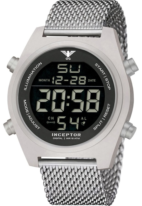 Ceas barbati, KHS, Analog, 50mm, Gri