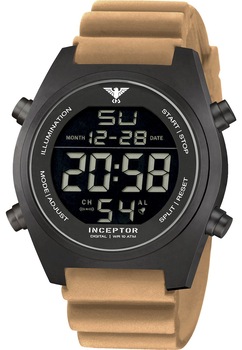 Ceas barbati, KHS, Analog, 50mm, Bej/Negru Ceas barbati, KHS, Analog, 50mm, Bej/Negru