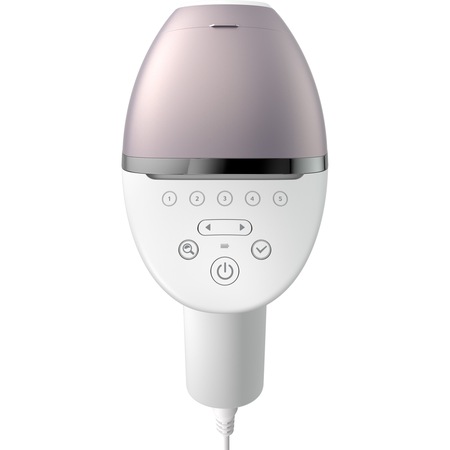Фотоепилатор IPL Philips Lumea Seria 9000 BRI947/00, Сензор Smartskin, Технология SenseIQ, Употреба с кабел, 450.000 импулса, Аксесоари за лице, тяло, подмишници и бикини зона