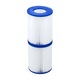 Set 2 filtre pentru piscina tip II, Bestway, 2006/3028 L/H, 530/800 gal, diamentru 10.6cm, inaltime 13.6cm