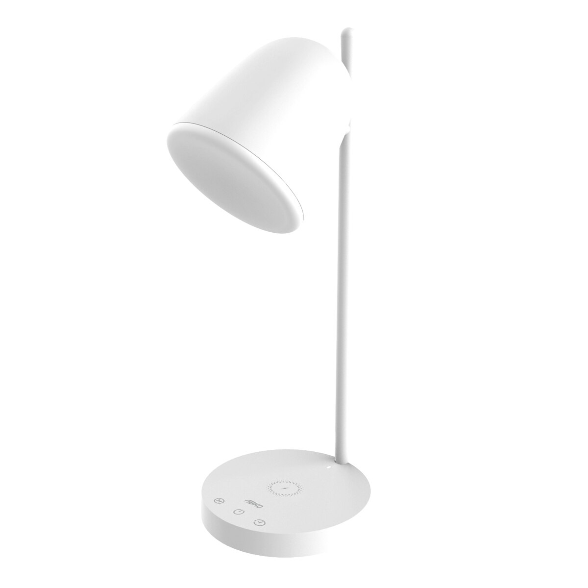 Lampa de birou cu LED Abko LS03, Incarcare Wireless pentru Telefon, Control Touch, Alb