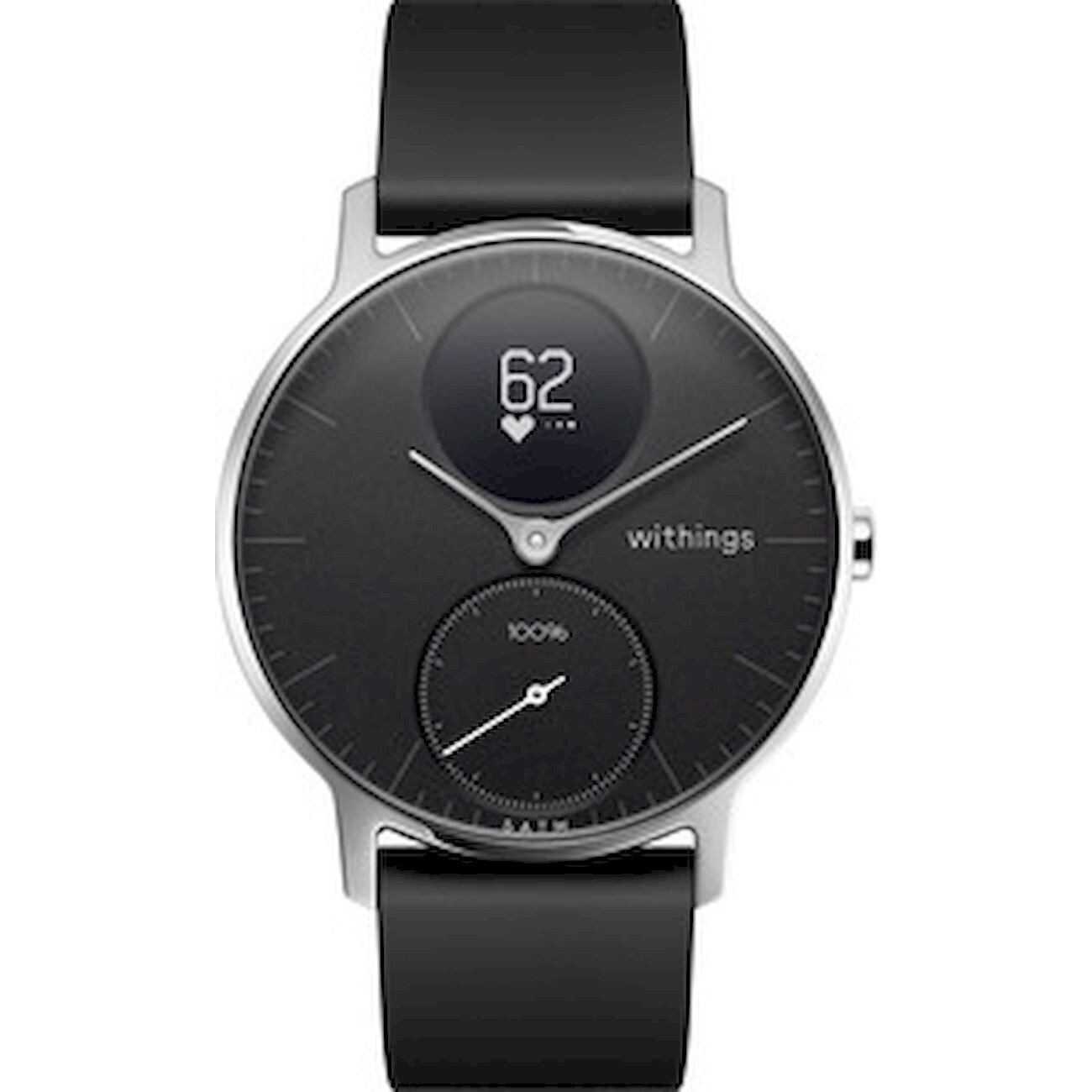 Ceas smartwatch unisex HWA03, 37 mm, Negru