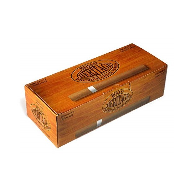 Set tuburi pentru tigarete Rollo Heritage 200 bucati maro