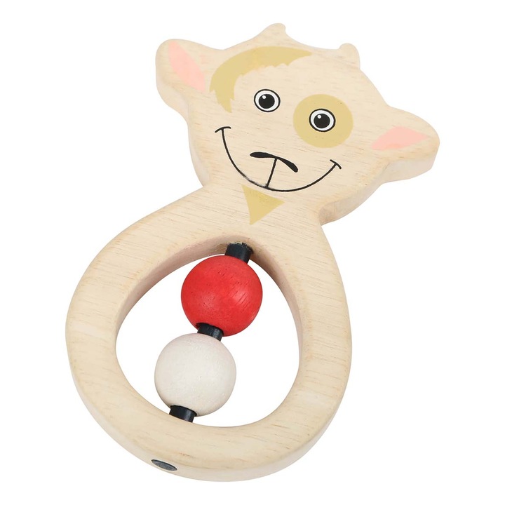 Ludwig kecskecske csörgő játék, 0 hónapos kortól