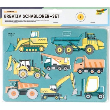 Set 6 sabloane creative Adventure, Folia Set 6 sabloane creative Adventure, Folia
