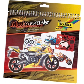 Set sabloane Motorcycle, Folia Set sabloane Motorcycle, Folia