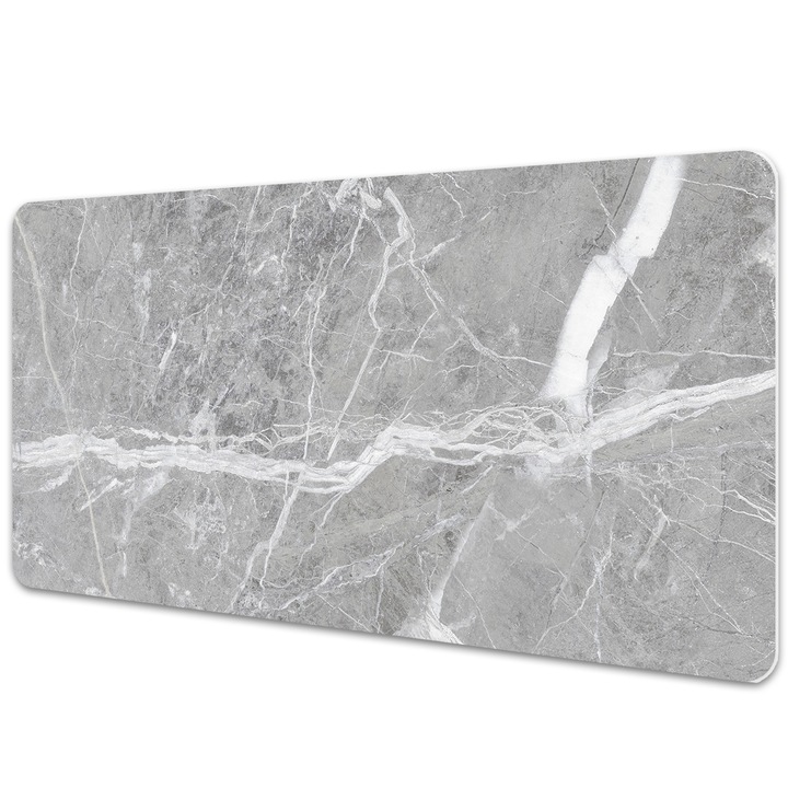 Mapa birou, protectie pentru birou, Marmura Gri, Gri, 90 cm x 45 cm, 010250300040100019118