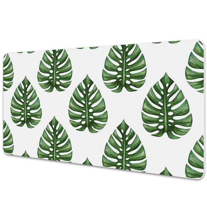 Mouse Pad Protectie Birou, model cu frunze, bmat-2581, 90x45cm