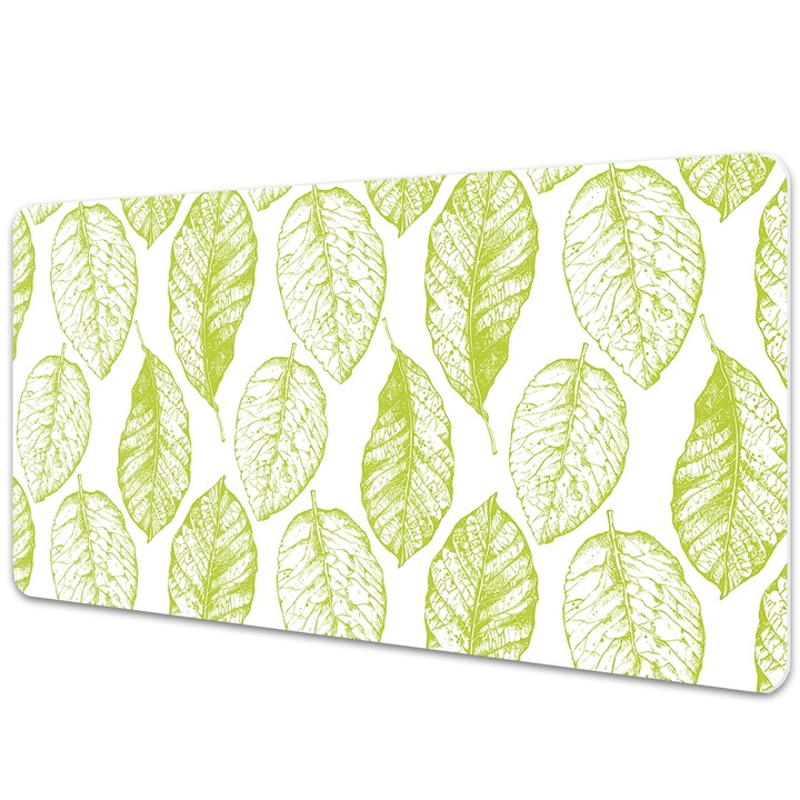 Mapa birou. protectie pentru birou. Frunze Verzi. Verde. 90 cm x 45 cm. 010250300040100010832