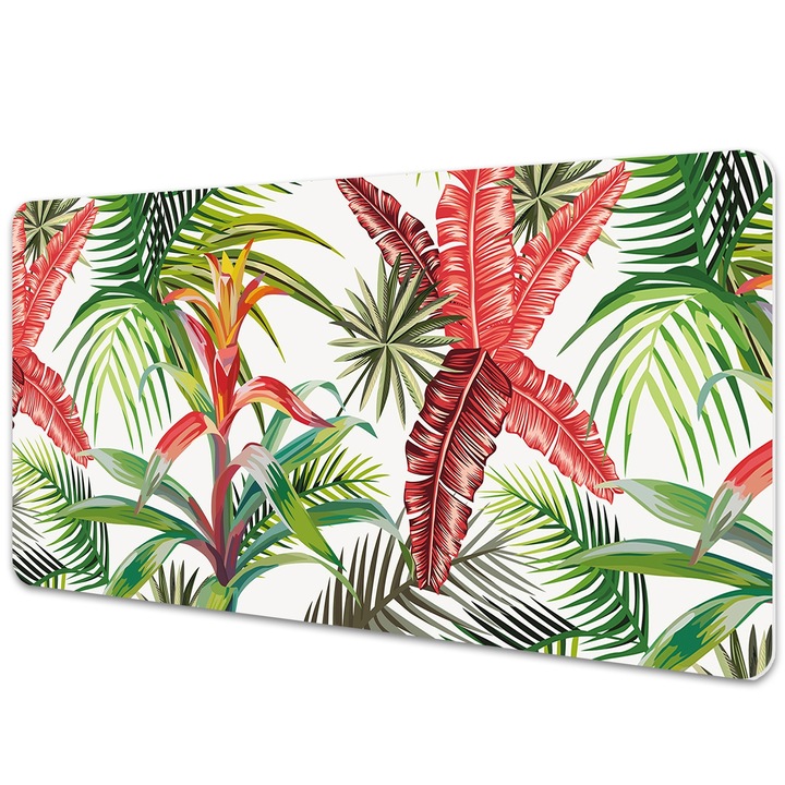 Mapa PVC pentru birou. Jungla. Rosu. 90 cm x 45 cm. 010250300040100010941