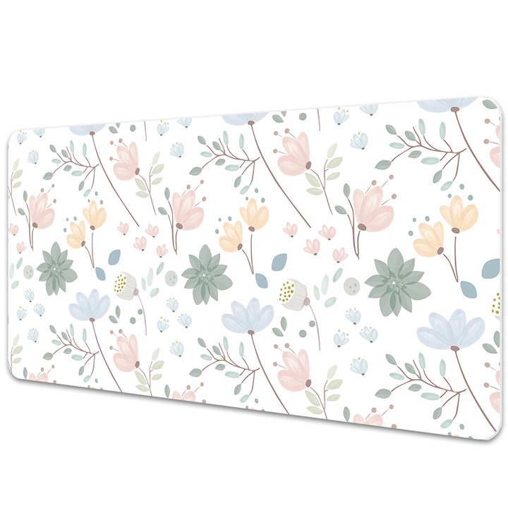 Mouse Pad Protectie Birou, model floral, bmat-2931, 90x45cm