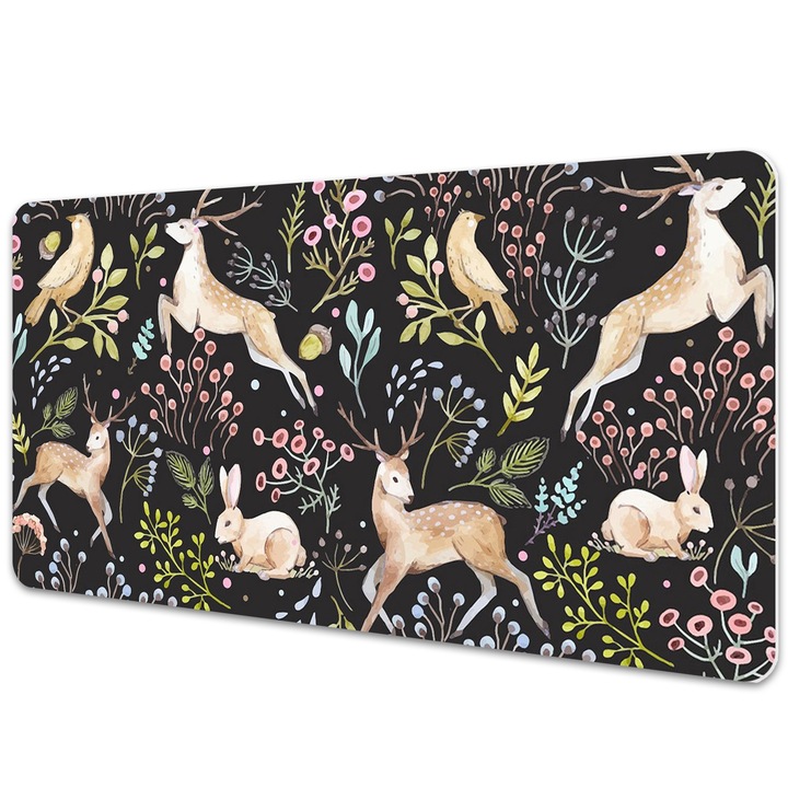Mouse Pad Protectie Birou, model cu animale, bmat-2983, 90x45cm