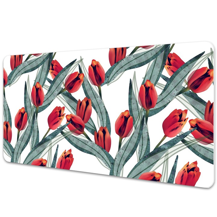 Mouse Pad Protectie Birou, model floral, bmat-3035, 90x45cm