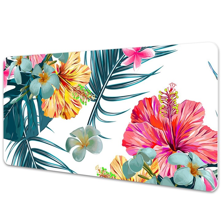 Mouse Pad Protectie Birou, model floral, bmat-3043, 100x50cm