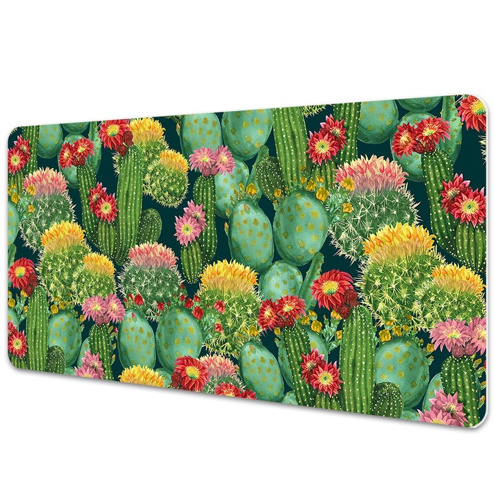 Mouse Pad Protectie Birou, cactusi, bmat-3138, 90x45cm