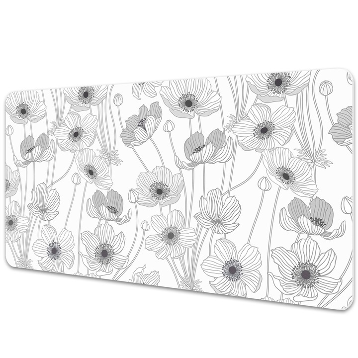 Mouse Pad Protectie Birou, model floral, bmat-3087, 90x45cm