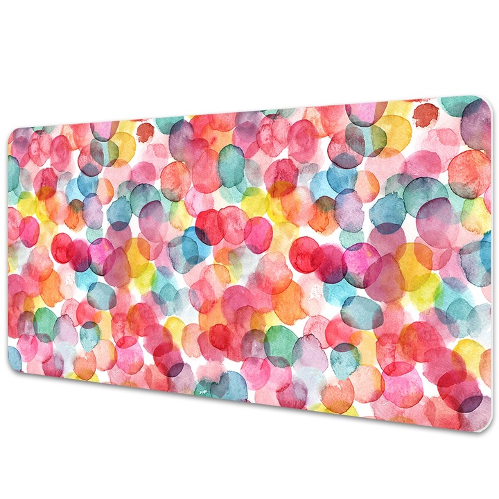Mouse Pad Protectie Birou, model abstract, multicolor, bmat-3176, 90x45cm