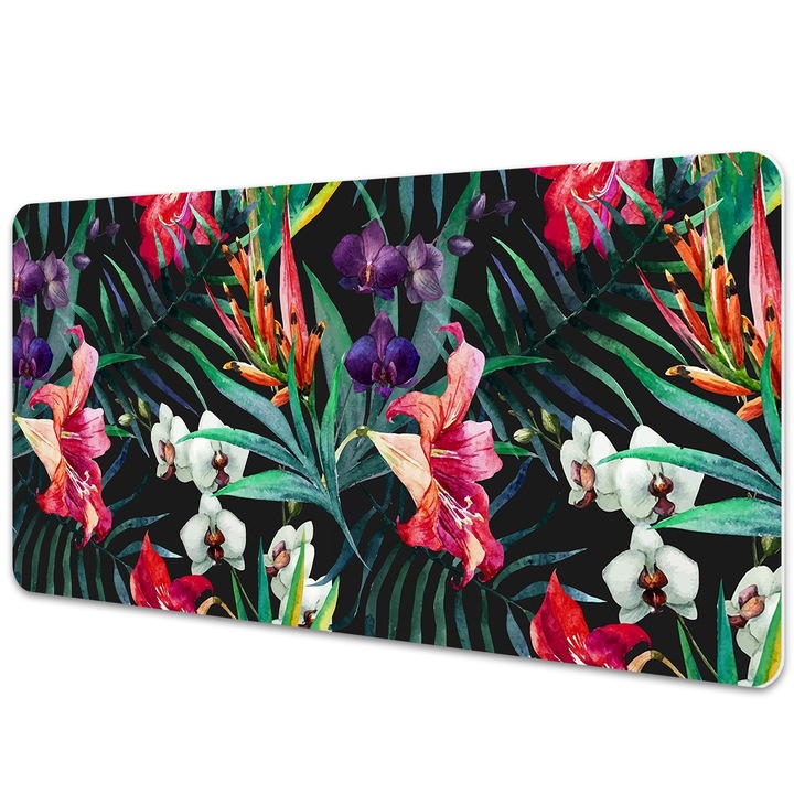 Mouse Pad Protectie Birou, model floral, bmat-3234, 90x45cm