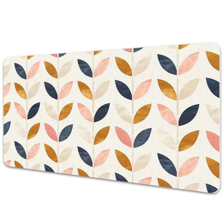 Mouse Pad Protectie Birou, model cu triunghiuri, bmat-3257, 90x45cm