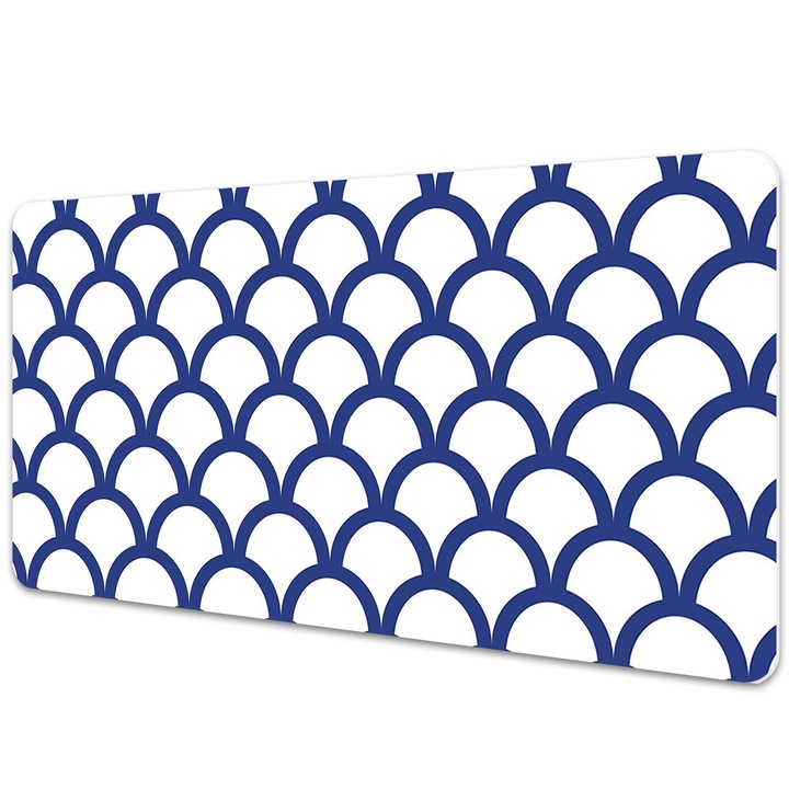 Mapa birou. din PVC. pentru protectie birou. Ihtioza De Tipar. Albastru. 90 cm x 45 cm. 010250300040100011721