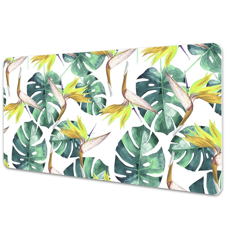 Mouse Pad Protectie Birou, model floral, bmat-3352, 90x45cm
