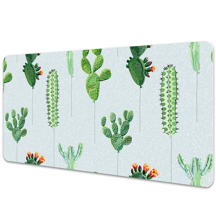 Mouse Pad Protectie Birou, cactusi, bmat-3238, 90x45cm