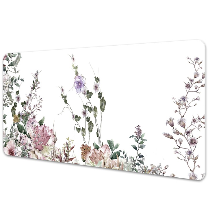 Mouse Pad Protectie Birou, model floral, bmat-3351, 90x45cm