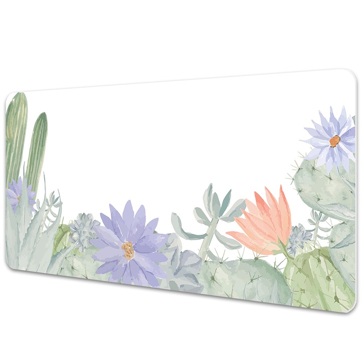 Mouse Pad Protectie Birou, cactusi, bmat-3356, 90x45cm