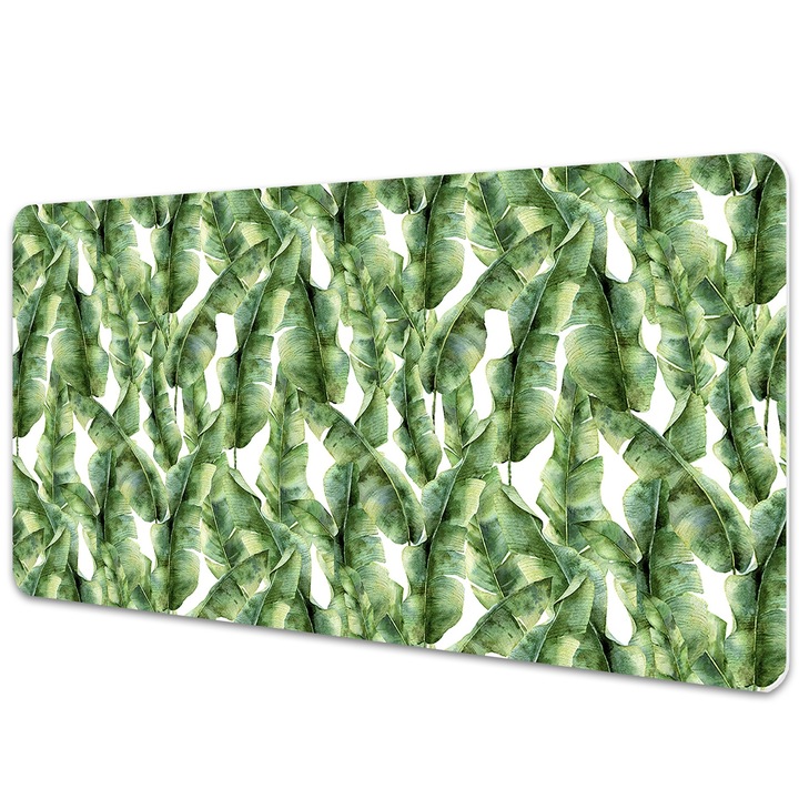 Mouse Pad Protectie Birou, model cu frunze, bmat-3340, 100x50cm